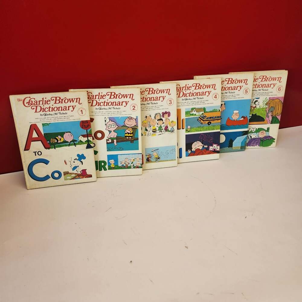 The Charlie Brown Dictionary 6-Volume Set by Charles M. Schulz